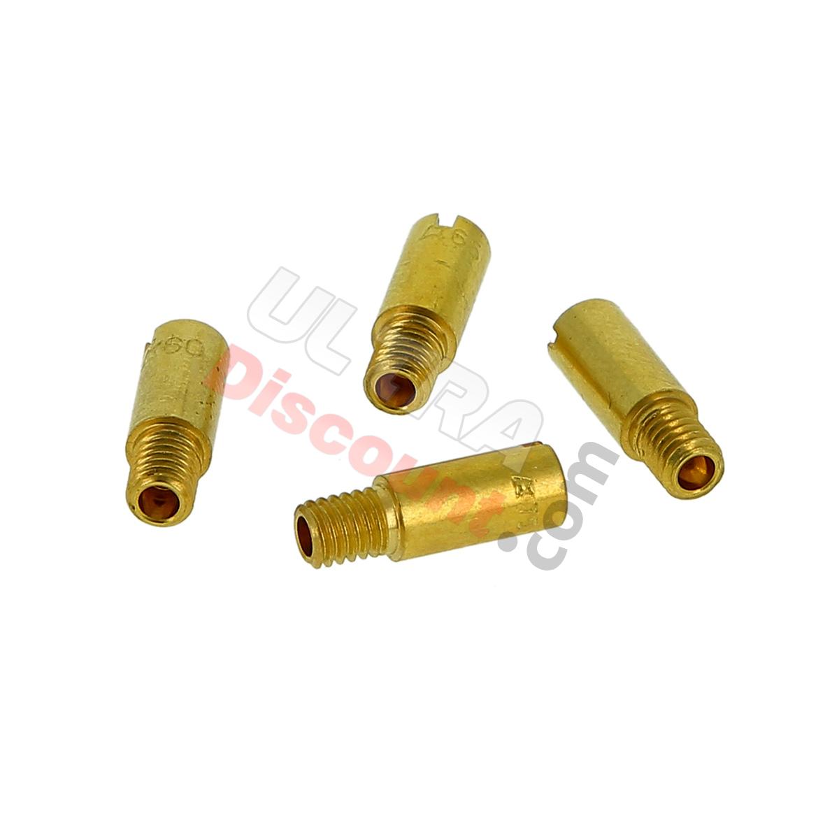 Lot de 4 Gicleurs pour Carburateur d'Origine de Pocket Supermotard, Pièces Pocket Supermotard