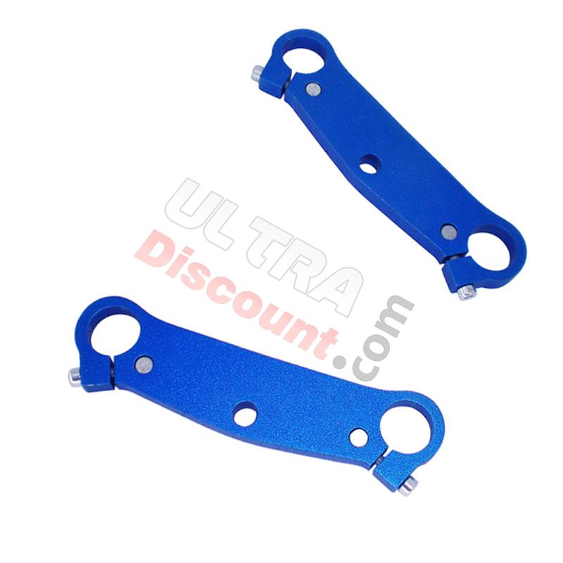 Paire de Té de fourche Tuning pour pocket Replique R1 ( BLEU ), Pièces pocket réplique R1 Paire de Té de fourche Tuning pour pocket Replique R1 ( BLEU ), Pièces pocket réplique R1