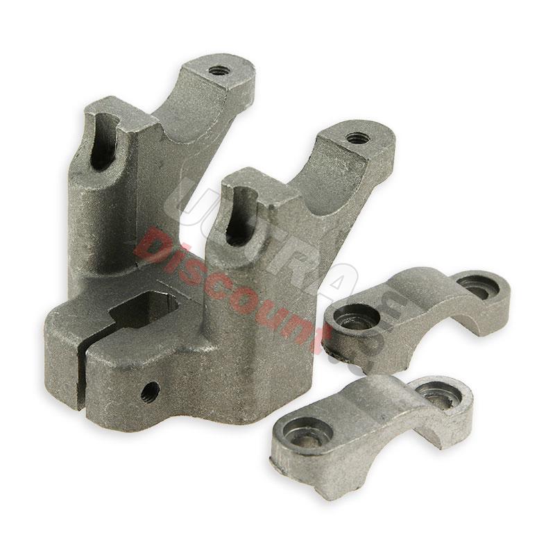 Support de guidon en aluminium (Pontet type 2), Pièces Pocket Supermotard