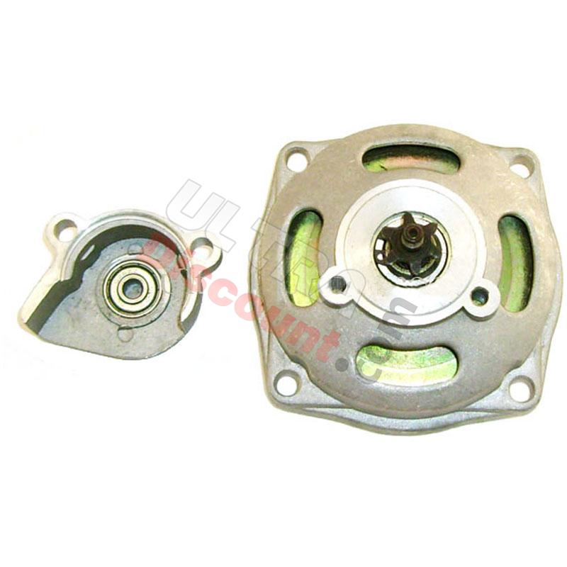 Cloche d'embrayage + capot + pignon 7 dents TF8 Gros MAILLONS, Pièces Pocket Supermotard Cloche d'embrayage + capot + pignon 7 dents TF8 Gros MAILLONS, Pièces Pocket Supermotard