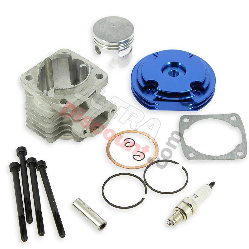 Kit 53cc 4 transferts axe 10mm (Type B BLEU), Pièces Pocket Supermotard