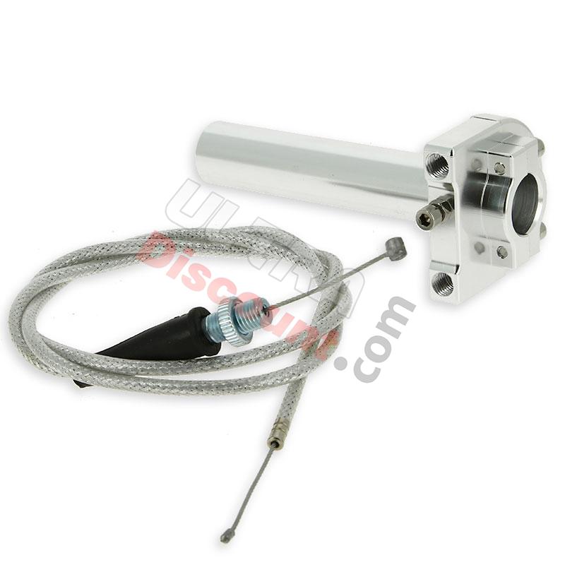 Tirage rapide de qualité (Alu) + Cable, Pièces Pocket Supermotard