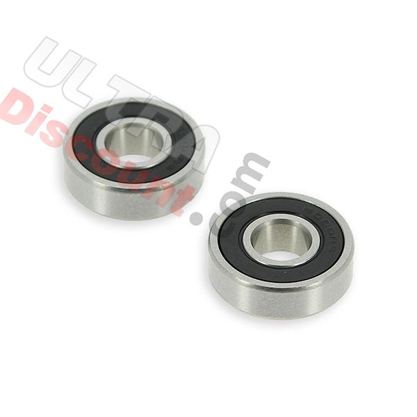Paire de roulements 6000RS de roue pocket supermotard (haute qualité), Pièces Pocket Supermotard