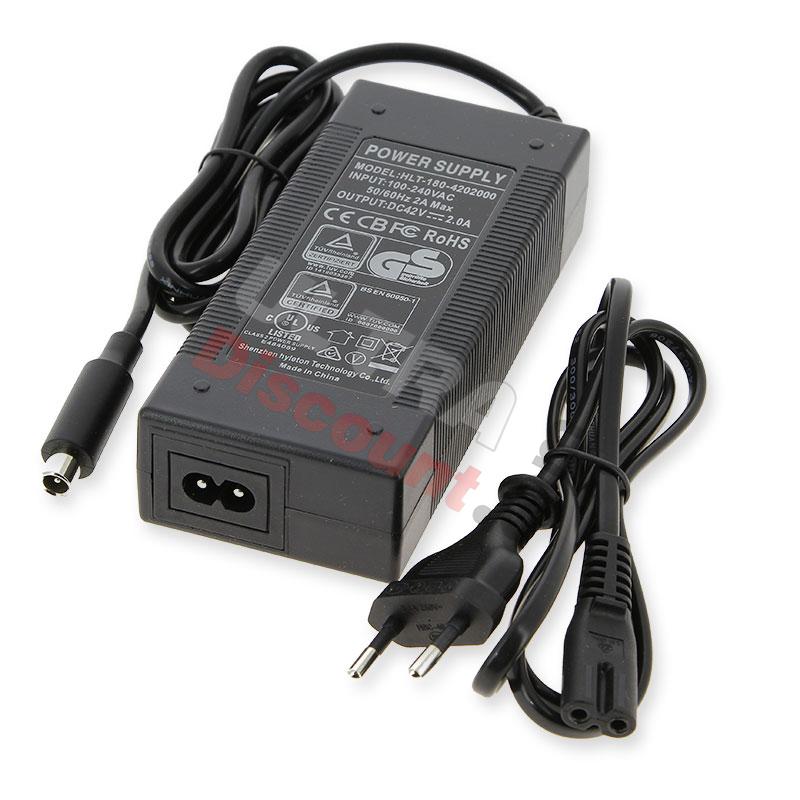CHARGEUR 42V 2.0A pour trottinette électrique Xiaomi M365, Pièces XIAOMI M365