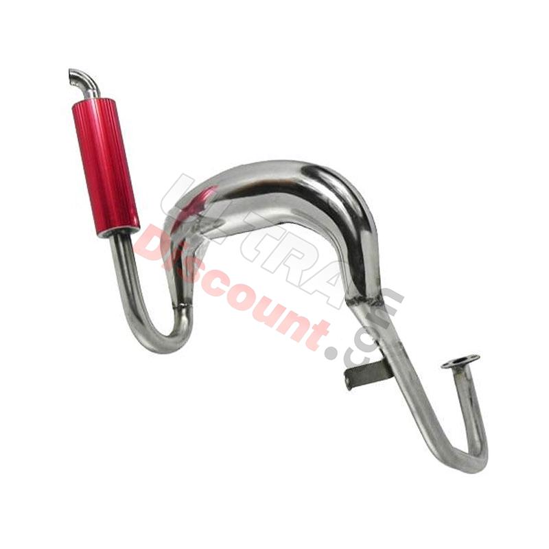 Pot d'échappement pour trottinette thermique (Rouge), Pièces trottinette thermique Pot d'échappement pour trottinette thermique (Rouge), Pièces trottinette thermique