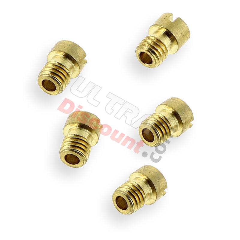 Lot de 5 gicleurs carburateur de 19mm 0.65-0.7-0.75-0.8-0.85, Pièces Pocket Blata MT4