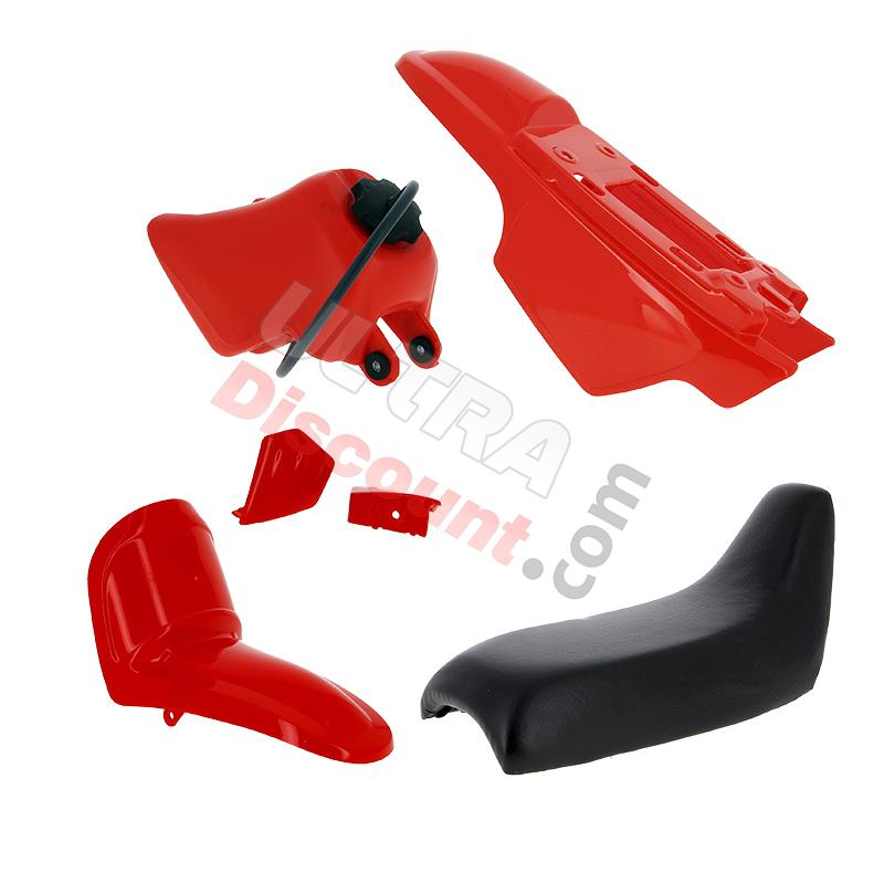 Carénage Complet pour Yamaha PW50 (Rouge), Pièces YAMAHA PW50 Carénage Complet pour Yamaha PW50 (Rouge), Pièces YAMAHA PW50