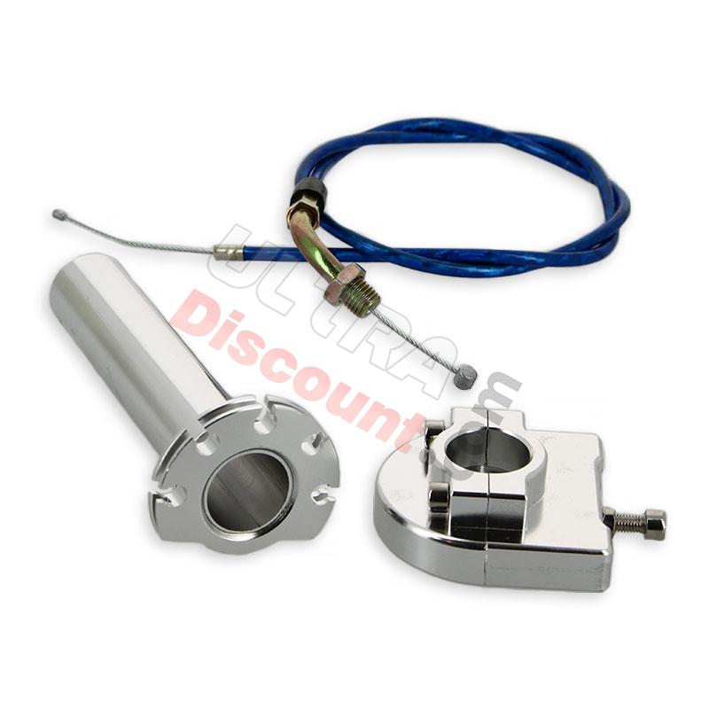 Tirage rapide de qualité Alu + Cable bleu, Pièces YAMAHA PW50 Tirage rapide de qualité Alu + Cable bleu, Pièces YAMAHA PW50