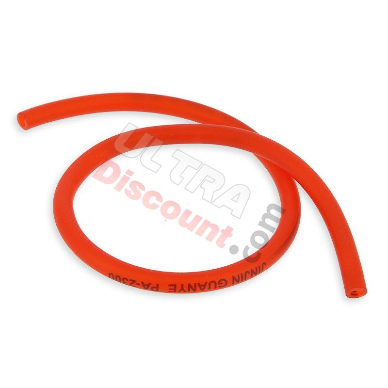 Durite d'Arrivée d'Essence 5mm rouge pour YAMAHA PW80, Pièces YAMAHA PW80