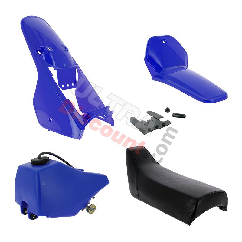 Carénage Complet pour Yamaha PW80 (Bleu), Pièces YAMAHA PW80