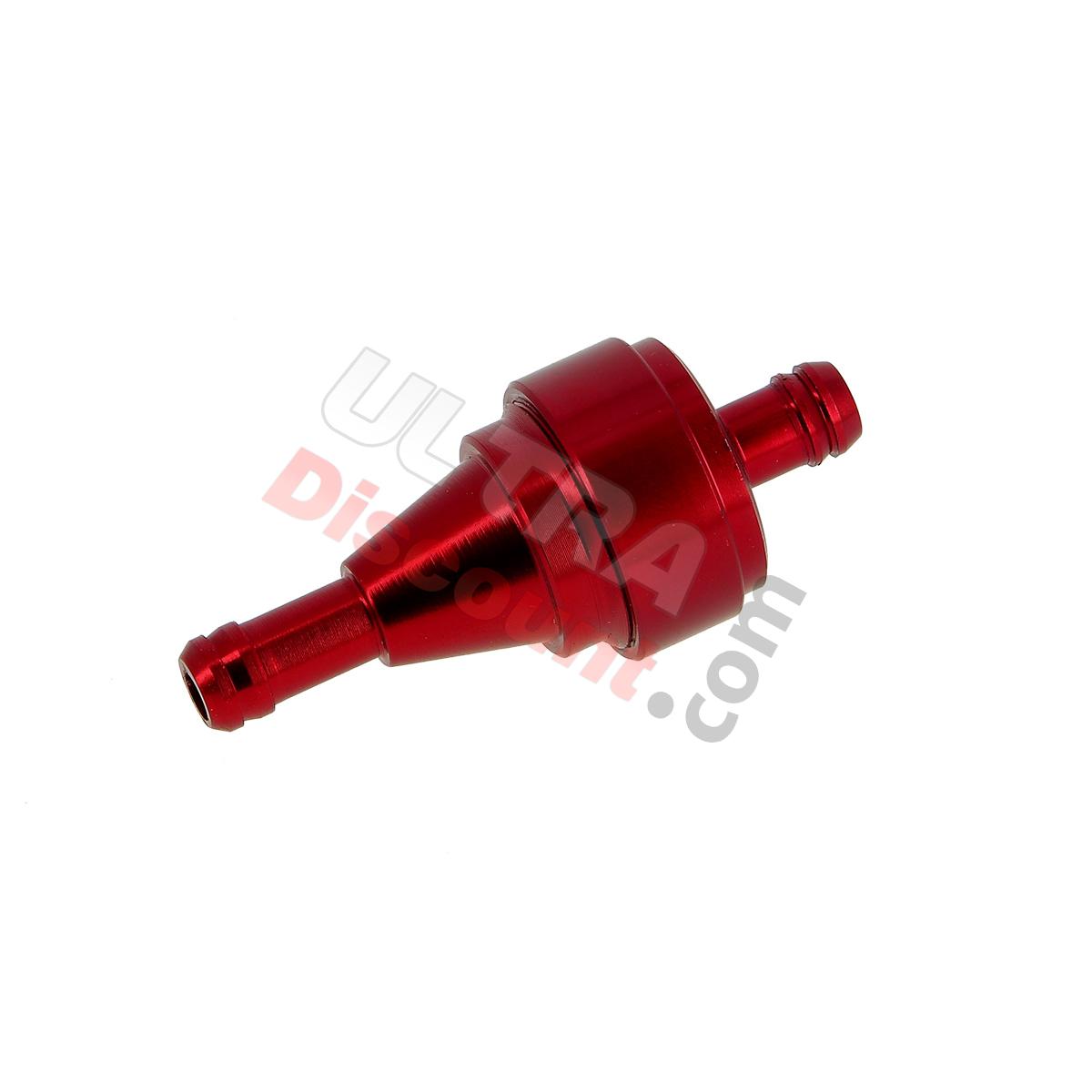 Filtre à Essence Démontable HAUTE QUALITE Rouge pour Scooters Baotian BT49QT-12 (Type 1), Pieces baotian BT49QT-12