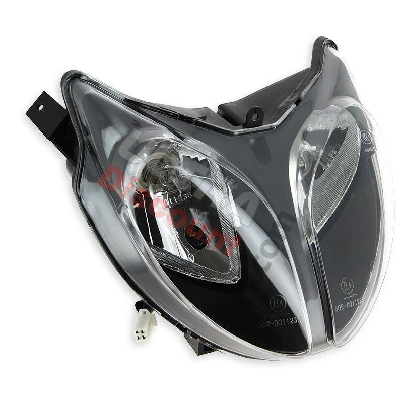 Phare avant pour scooter Baotian BT49QT-12, Pieces baotian BT49QT-12