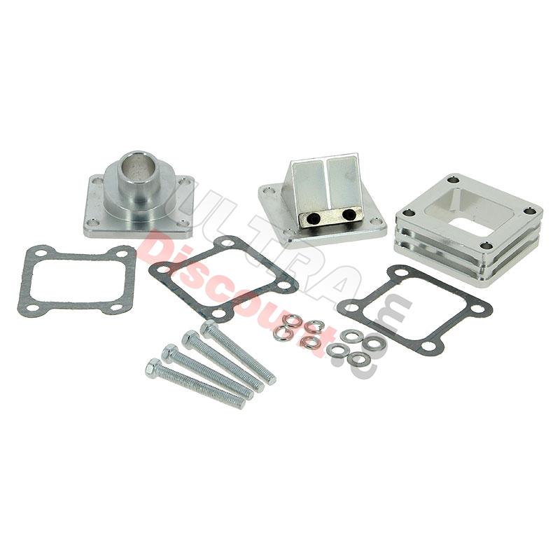 Boite à clapets UD Racing pour carburateur Dellorto pipe Dure, Pieces pocket quad Boite à clapets UD Racing pour carburateur Dellorto pipe Dure, Pieces pocket quad