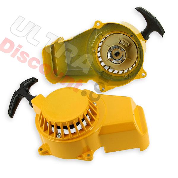 Lanceur Pocket Quad en aluminium avec pignon alu - Jaune, Pieces pocket quad