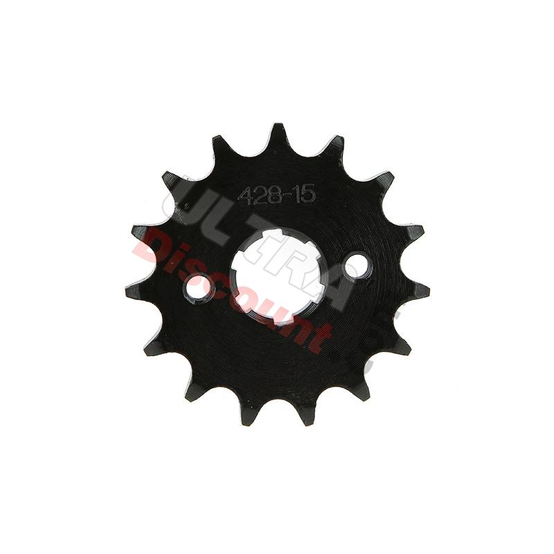 Pignon 15 dents pour Quad Shineray 250cc ST-9E, Pièces Shineray 250 STIXE ST9E