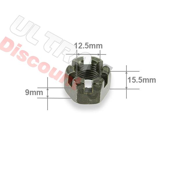 Ecrou pour fusée de direction quad Shineray 250cc ST-9E, Pièces Shineray 250 STIXE ST9E Ecrou pour fusée de direction quad Shineray 250cc ST-9E, Pièces Shineray 250 STIXE ST9E