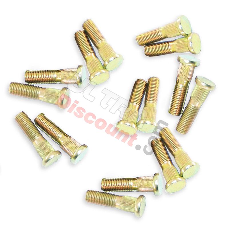 16 x Goujons de roue pour quad 250cc ST-9E, Pièces Shineray 250 STIXE ST9E 16 x Goujons de roue pour quad 250cc ST-9E, Pièces Shineray 250 STIXE ST9E