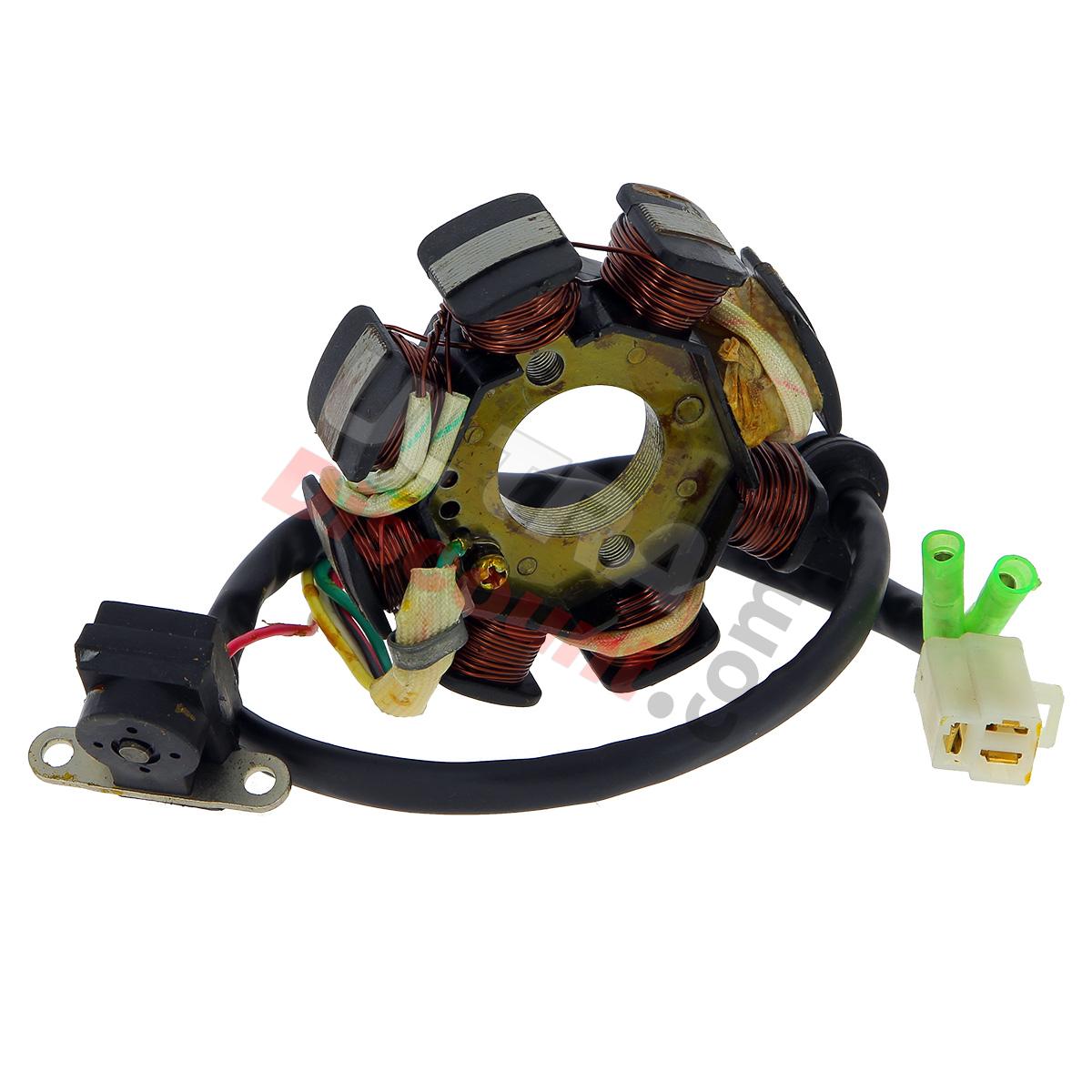 Stator pour Scooter Chinois 50cc 4temps (5 fils), Pièces scooter chinois