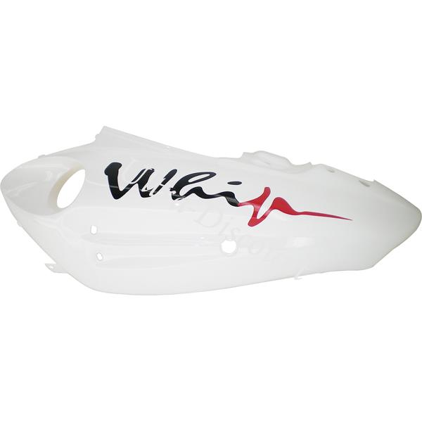 Flanc gauche pour scooter Chinois Blanc-Rouge (type2), Pièces scooter chinois