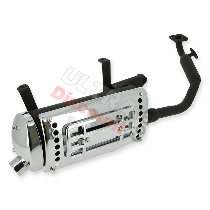Pot d'échappement pour scooter chinois 125 cc (type 2), Pièces scooter chinois