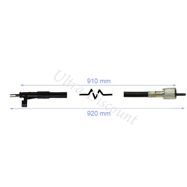 Cable de compteur de vitesse Scooter Baotian BT49QT-9 (type 2), Pieces Baotian BT49QT-9 Cable de compteur de vitesse Scooter Baotian BT49QT-9 (type 2), Pieces Baotian BT49QT-9