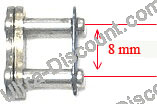 Chaine renforcée 74 GROS MAILLONS (type TF8), Pieces pocket quad Chaine renforcée 74 GROS MAILLONS (type TF8), Pieces pocket quad