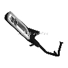 Pot d'échappement pour scooter Baotian BT49QT-9 (type 1), Pieces Baotian BT49QT-9