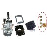 Carburateur de 19 pocket bike MTA4 + gicleurs + filtre Noir, Pièces Pocket Blata MT4