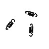 3 ressorts Médium pour embrayage scooter chinois 125cc (Noir), Pièces scooter chinois