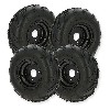 Pack 4 Roue 16x8-7 complète pour mini quad Bigfoot, Pièces Quad 110cc - 125cc