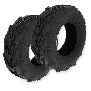 Paire de Pneus Avant Cross 21x7-10 pour Bashan 250cc BS250S11, Bashan 250cc BS250S11