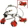Kit freinage complet pour quad Shineray 250cc ST-9E (type 2), Pièces Shineray 250 STIXE ST9E