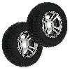 Lot de 2 Roues avant Complètes en Alu pour Shineray 250 ST9C, Pièces Shineray 250 ST9C