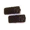 Cales Pieds en aluminium avec type 1 (Noir), Pièces Pocket Blata MT4