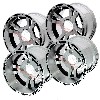 Lot de 4 jantes alu pour Quad Shineray 250 STIXE ST9E, Pièces Shineray 250 STIXE ST9E
