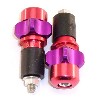 Embout de guidon Tuning Rouge-Violet (type2), Pieces pocket quad