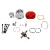 Kit 53cc 4 transferts + Vilebrequin Racing axe 10mm(typeB Rouge), Pièces Pocket Cross