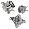 Moyeu Tuning Avant - arrière 10mm pour PBR 50cc à 125cc (Chrome), Pièces PBR Skyteam ZB Honda