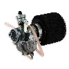 Carburateur dirt bike Mikuni de 26mm + filtre Noir, Pieces Dirt Bike