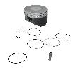 Kit piston Quad 107 - 110 cc avec revètement molybdéne (type 1), Pièces Quad 110cc - 125cc