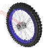 Roue Avant 17'' pour Dirt Bike AGB30 - Bleu, Pieces Dirt Bike