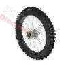 Roue Avant 17'' pour Dirt Bike AGB30 - Noir, Pieces Dirt Bike