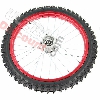 Roue Avant 19'' Rouge pour Dirt Bike AGB30, Pieces Dirt Bike