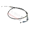 Câble d'Accélérateur Noir-Alu pour Dirt Bike (64cm-74cm - Type A), Pieces Dirt Bike