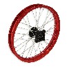 Jante avant 17'' Rouge pour dirt bike AGB30, Pieces Dirt Bike