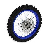 Roue Avant Complète 14'' Bleu pour Dirt Bike AGB29, Pieces Dirt Bike