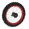 Roue Avant Complète 14'' Rouge pour Dirt Bike AGB29, Pieces Dirt Bike