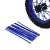Couvre rayons pour dirt bike (12 pcs) - BLEU, Pieces Dirt Bike