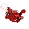 Étrier rouge de Frein Arrière pour pocket quad, Pieces pocket quad