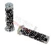 Poignées Écailles pour Pocket Bike (Noir-Argent), Pièces Pocket Bike